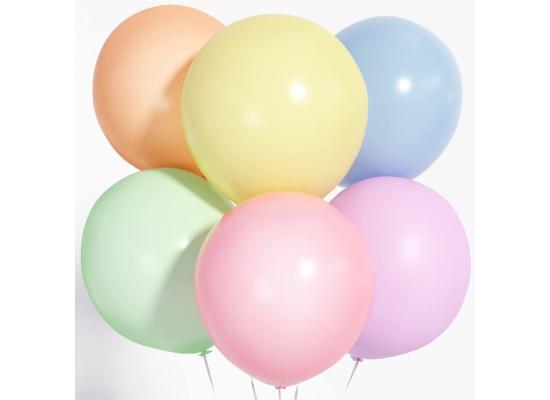 Balloons Pastel  Colors, Pack of 50